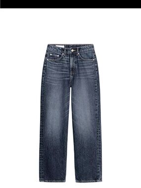 Zara Straight-Leg Women's Jeans in Dark Blue Wash